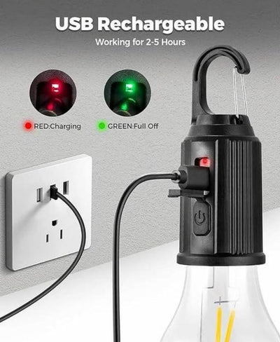 15797 Rechargeable Camping Hanging Bulb with 3 Modes Tent Lamp Decorative Tent Lamp for Camping, Hiking, Backpacking, Emergency Outage