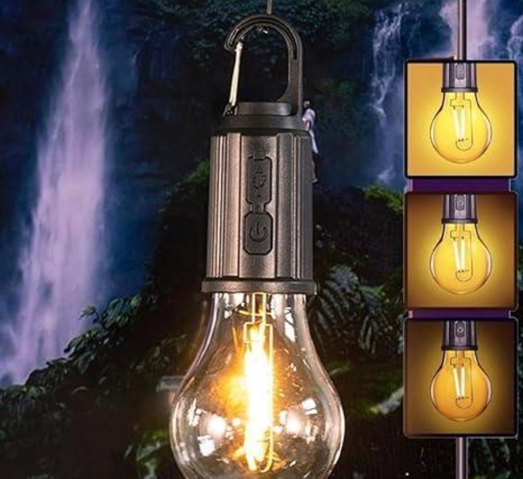 15797 Rechargeable Camping Hanging Bulb with 3 Modes Tent Lamp Decorative Tent Lamp for Camping, Hiking, Backpacking, Emergency Outage